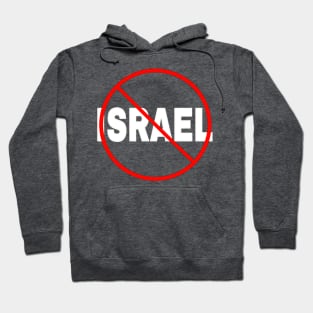 🚫 Israel - White - Front Hoodie